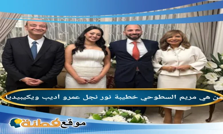 من هو نور الدين نجل عمرو أديب ويكيبيديا تفاصيل خطوبته