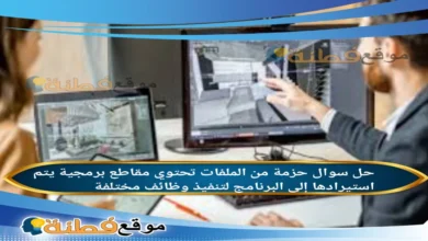 حزمة من الملفات تحتوي مقاطع برمجية يتم استيرادها إلى البرنامج لتنفيذ وظائف مختلفة