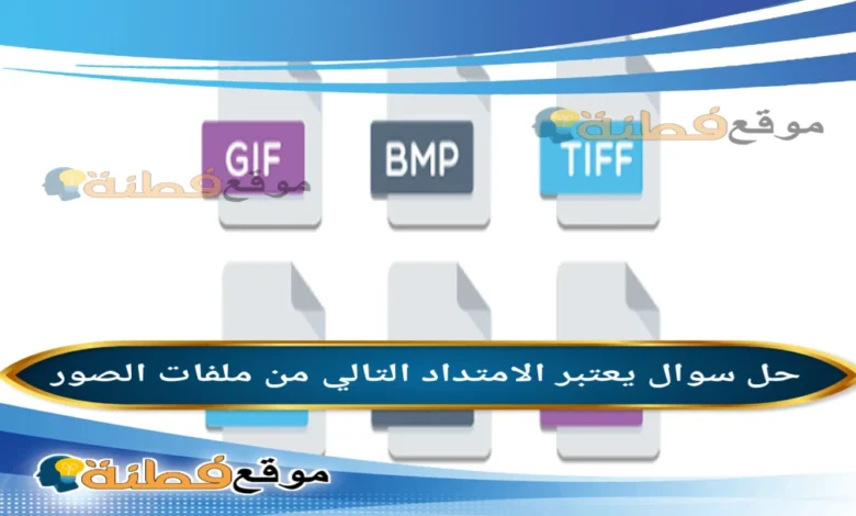 يعتبر الامتداد التالي من ملفات الصور