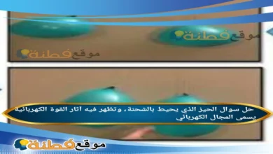 الحيز الذي يحيط بالشحنة، وتظهر فيه آثار القوة الكهربائية يسمى المجال الكهربائي