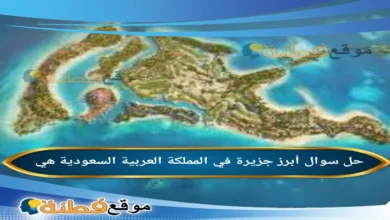أبرز جزيرة في المملكة العربية السعودية هي