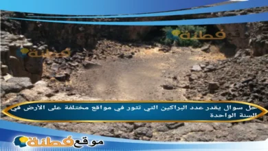 يقدر عدد البراكين التي تثور في مواقع مختلفة على الأرض في السنة الواحدة