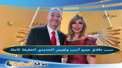 حقيقة طلاق عمرو أديب ولميس الحديدي القصة الكاملة وتفاصيل حياة أشهر ثنائي إعلامي
