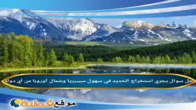 يجري استخراج الحديد في سهول سيبيريا وشمال أوروبا من أي دولة