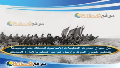 صدرت التعليمات الاساسيه للمملكة بعد توحيدها لتنظيم شؤون الدولة وإرساء قواعد الحكم والإدارة الحديثة