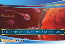 تنتج عن اتحاد مشيج مذكر مع مشيج مؤنث