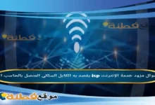 مزود خدمة الإنترنت isp يقصد به الكابل السلكي المتصل بالحاسب الآلي