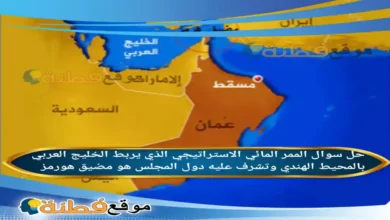 الممر المائي الاستراتيجي الذي يربط الخليج العربي بالمحيط الهندي وتشرف عليه دول المجلس هو مضيق هورمز