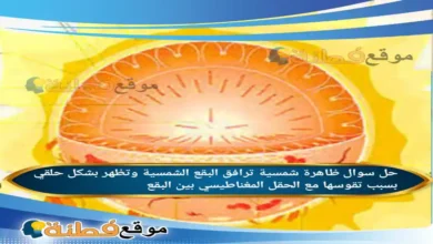 ظاهرة شمسية ترافق البقع الشمسية وتظهر بشكل حلقي بسبب تقوسها مع الحقل المغناطيسي بين البقع