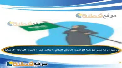 ما يميز هويتنا الوطنية الحكم الملكي القائم على الأسرة المالكة آل سعود