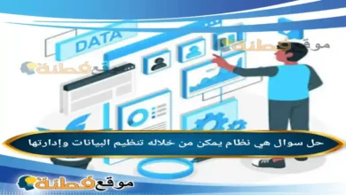 هي نظام يمكن من خلاله تنظيم البيانات وإدارتها