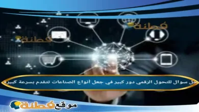 للتحول الرقمي دور كبير في جعل أنواع الصناعات تتقدم بسرعة كبيرة.