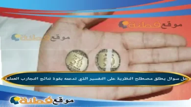 يطلق مصطلح النظرية على التفسير الذي تدعمه بقوة نتائج التجارب العملية