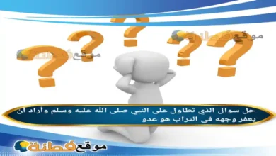 الذي تطاول على النبي صلى الله عليه وسلم وأراد أن يعفر وجهه في التراب هو عدو