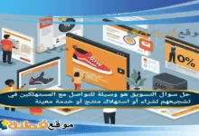 التسويق هو وسيلة للتواصل مع المستهلكين في تشجيعهم لشراء أو استهلاك منتج أو خدمة معينة