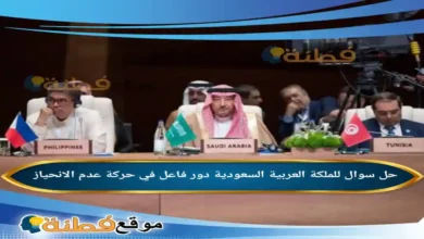 للملكة العربية السعودية دور فاعل في حركة عدم الانحياز