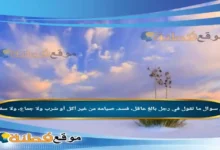 ما تقول في رجل بالغ عاقل فسد صيامه من غير أكل أو شرب ولا جماع ولا سفر