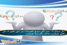 ١- مين اللي سرق العربيات من علي كلاي ٢- علي كلاي هيكسب ماتش بكره ولا هيخسر