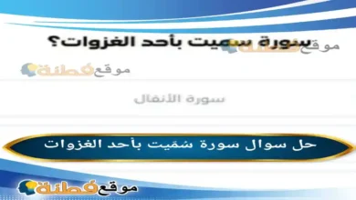 سورة سُمّيت بأحد الغزوات