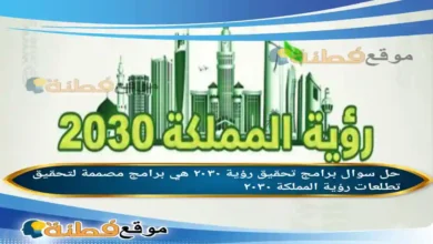 برامج تحقيق رؤية ٢٠٣٠ هي برامج مصممة لتحقيق تطلعات رؤية المملكة ٢٠٣٠