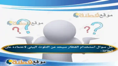 استخدام القطار سيحد من التلوث البيئي لاعتماده على الطاقة: