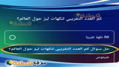 كم العدد التقريبي لنكهات ليز حول العالم؟