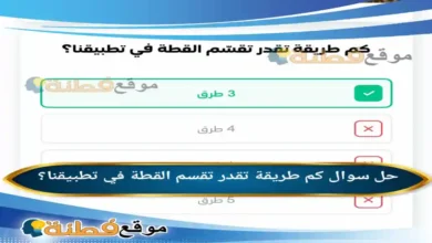 كم طريقة تقدر تقسم القطة في تطبيقنا؟