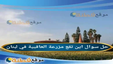 اين تقع مزرعة العاقبية في لبنان