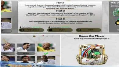 حل لغز FCMOBILE26 اليوم: حارس مرمى سجل هدفًا في Premier League ضد Bolton