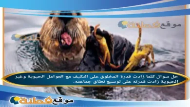 كلما زادت قدرة المخلوق على التكيف مع العوامل الحيوية وغير الحيوية زادت قدرته على توسيع نطاق جماعته.