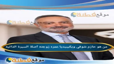 من هو حازم شوقي ويكيبيديا عمره زوجته مسيرته