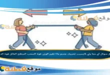 أي مما يلي لايسبب تحريك جسم ما؟ تغير الوزن قوة السحب السطح المائل قوة الدفع