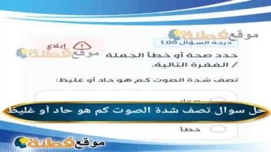 تصف شدة الصوت كم هو حاد أو غليظ