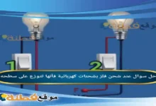 عند شحن فلز بشحنات كهربائية فأنها تتوزع على سطحه