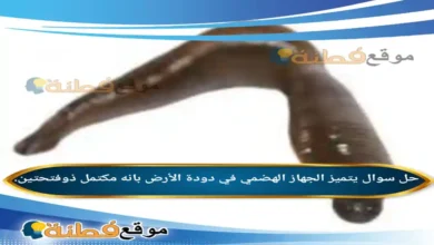 يتميز الجهاز الهضمي في دودة الأرض بانه مكتمل ذوفتحتين.