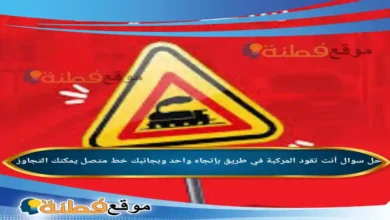 أنت تقود المركبة في طريق بإتجاه واحد وبجانبك خط متصل يمكنك التجاوز