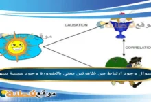 وجود ارتباط بين ظاهرتين يعني بالضرورة وجود سببية بينهما.