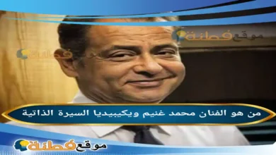 من هو الفنان محمد غنيم ويكيبيديا أبرز المعلومات عنه