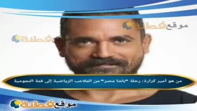 من هو أمير كرارة رحلة باشا مصر من الملاعب الرياضية إلى قمة النجومية