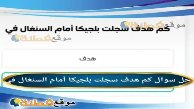 كم هدف سجلت بلجيكا أمام السنغال في