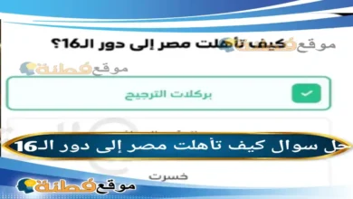 كيف تأهلت مصر إلى دور الـ16